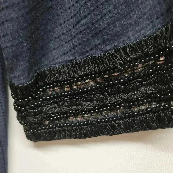 Soft Surroundings navy blue cold shoulder blouse sz 2X - Picture 4 of 6